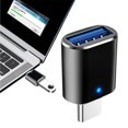 thumbnail image 3 of Adaptador USB LED 2023 a tipo C, conector hembra OTG USB-A ToUSB tipo C para adaptadores de teléfonos inteligentes, novedad de 3,0, 3 of 4