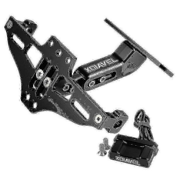 For Ducati Diavel 11-15 Xdiavel S Diavel 1260 1262 Moto Rear License Plate Mount Holder And Turn Signal Lights Led License Frame