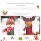 thumbnail image 3 of Ounissouiy Cubierta de la botella de vino de Navidad Muñeca Navidad Beber Cubiertas de Navidad Funda protectora de la tapa de la cerveza de Kits de decoración para fiestas Alce, 3 of 6