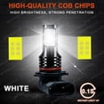 thumbnail image 2 of 9005 9006 LED Headlights Kit Combo Bulbs 8000K/6000K High Low Beam Super Bright, 2 of 13