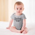 thumbnail image 2 of Grandma’s Retirement Plan - Baby Clothes - Funny Newborn Bodysuit Outfits for Boys And Girls Gray-style-1 12months, 2 of 7