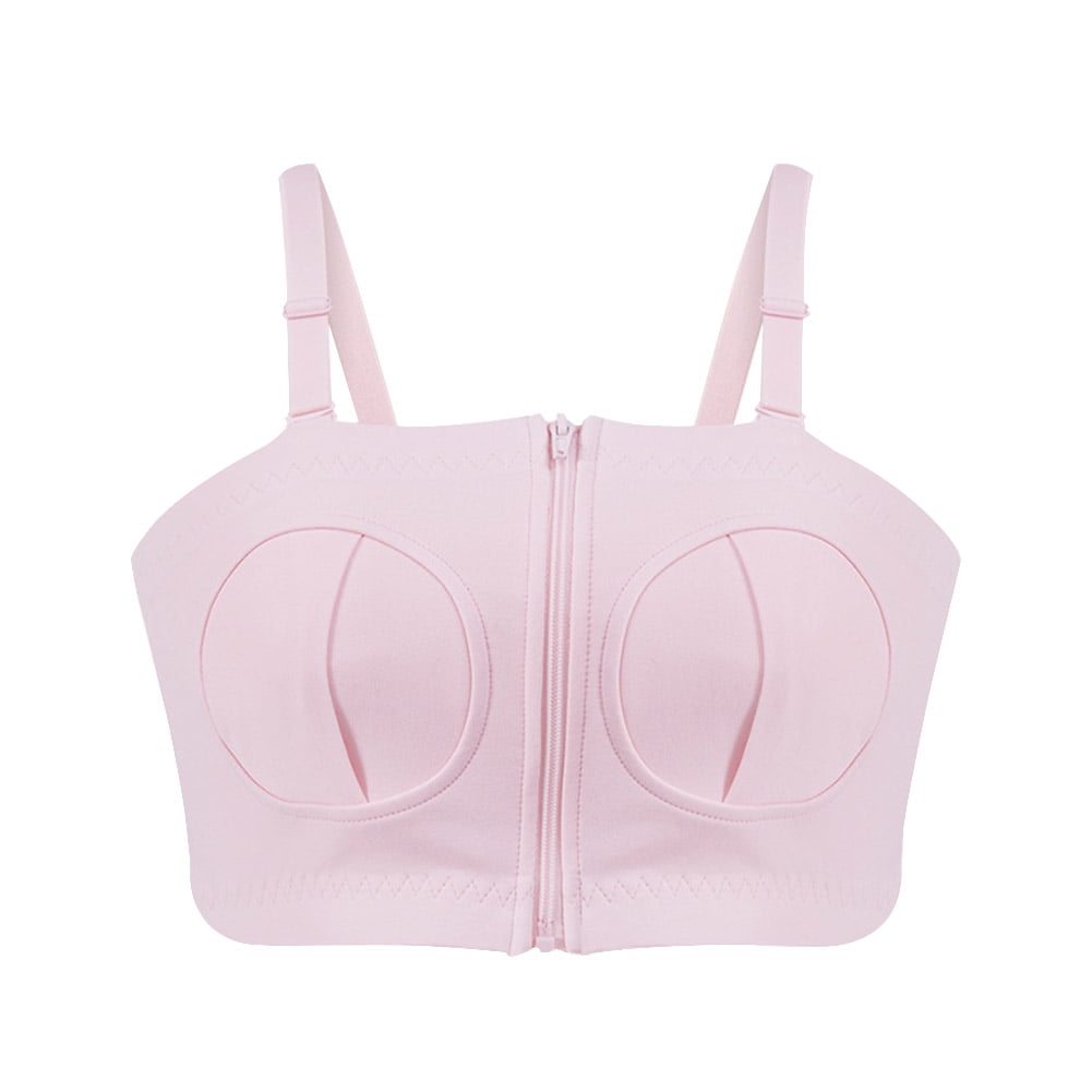 Women Cotton Maternity Bra for Nursing Push Up Hands Free Breast Pump