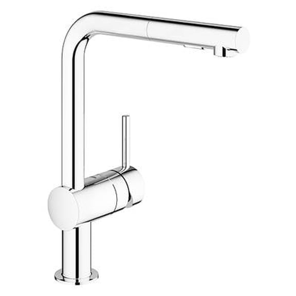 Minta Pull-Out Kitchen Faucet in Starlight Chrome