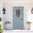 thumbnail image 3 of Artificial Silk Flower Vine Wall Hanging Basket for Home Wedding Garden Decor - 1 Piece, 3 of 7