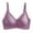 Purple, variant on Kaemgyyd Womens Comfortable Wireless Bras Full Coverage No Underwire Push up Bra Seamless Supportive Adjustable Strap Everyday Bras