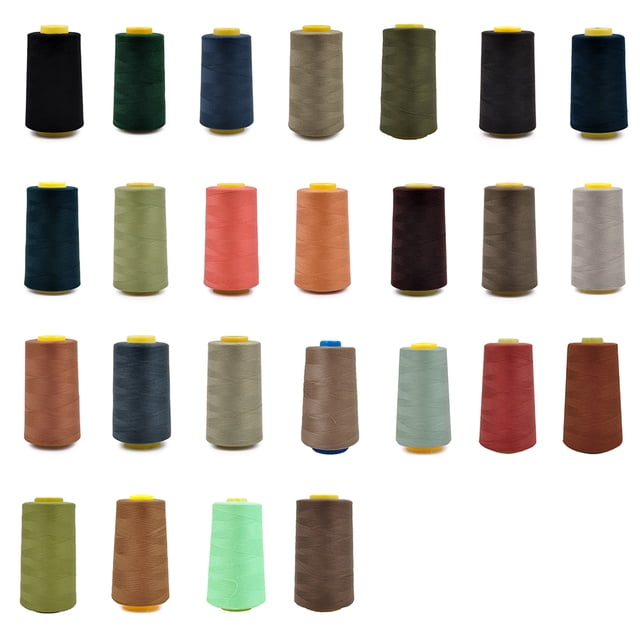 Multicolor High Speed Sewing Thread shirt/dress/skirt Sewing Machine 4000 Yards Polyester Thread,Maoww