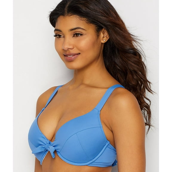 Becca SKYLIGHT Color Code Push-Up Bikini Swim Top, US Medium