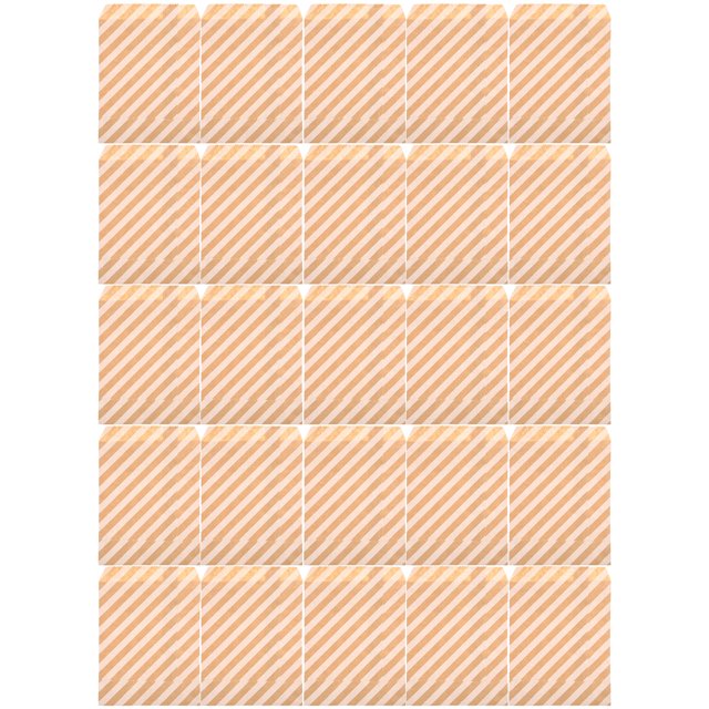 Sacs Bruns, Sacs 25 Pcs Sacs Design Pliable Sacs à Collation pour Boutiques de Collations pour Boulangeries