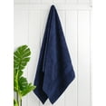 thumbnail image 2 of Cotton Paradise 100% Cotton 4 Piece Turkish Bath Towel Set, Soft Plush Towels Clearance Bathroom Set, Navy Blue, 2 of 7