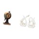 thumbnail image 5 of Figura de cisne, reloj de mesa coleccionable, adorno artístico para escritorio, estantería, oficina, chimenea, dormitorio, armario, librería., 5 of 8