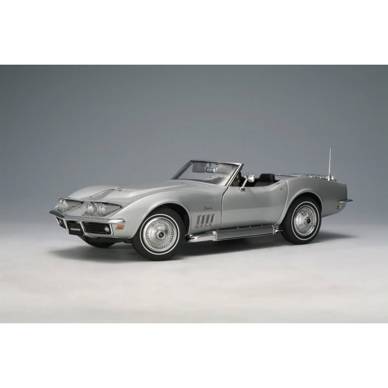 AUTOart 1:18 Scale Chevrolet Corvette 1969, Catez Silver