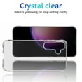 thumbnail image 3 of Allytech Crystal Clear Case for Samsung Galaxy S24 Plus with Hard Back & Soft Edge, [Non-Yellowing] [Military Grade Protection] [Slim & Lightweight] Shockproof Case Support Wireless Charging, Clear, 3 of 10