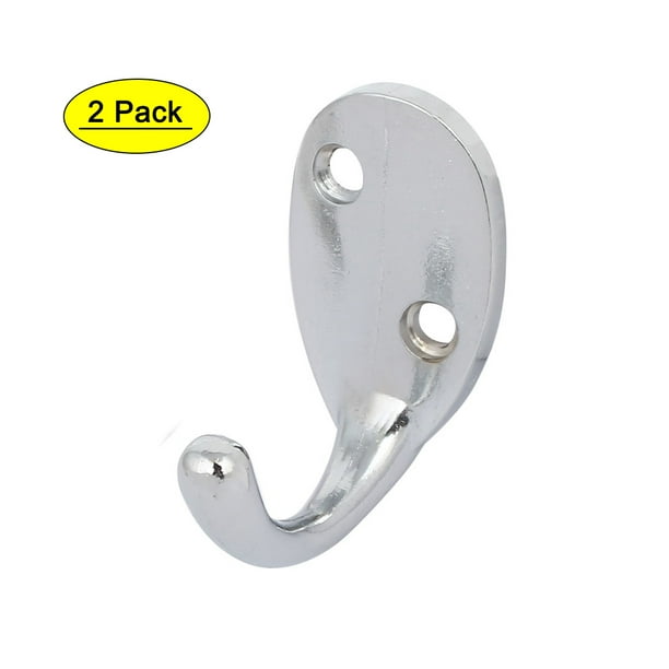 Uxcell Metal Wall Mounted Hook Single Robe Coat Hanging Hook Hanger
