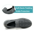 thumbnail image 4 of Flatgios Women's Walking Running Slip-On Lightweight Sneaker, Casual Tennis Shoes Grey, 8, 4 of 5