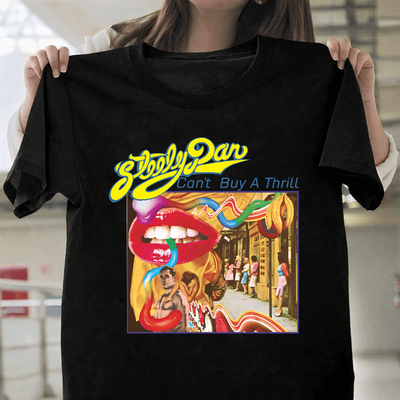 Steely Dan Classic Rock Music Band Tour Fan Gear Unisex T-Shirt, up to size 3XL.