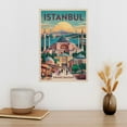 thumbnail image 3 of Istanbul Retro Travel Poster Vintage Turkish City Tourism Wall Art Print Print Poster, 3 of 8
