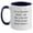 White/Navy, variant on Funniest Artist Gifts from Friends - I'm A Tattooed Artist, Two Tone Coffee Mug for Graduation