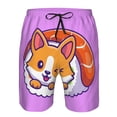 thumbnail image 3 of Fotbe Corgi In Sushi Roll Trajes de Baño Estampados para Hombre, Shorts de Verano de Secado Rápido, Ropa de Playa, Bañadores-Small, 3 of 6