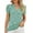 Green, variant on YOTMKGDO V Neck T Shirts for Women, Button Up Short Sleeve Digital Print Party Summer Rayon Shirt, Green Tops, L