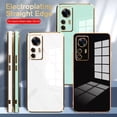 thumbnail image 2 of Para Xiaomi Redmi Note 12S 12 S Note12s Note12Turbo Note12 4G 5G Lujo 6D Chapado Electroplaca Suave TPU Silicona Carcasa Cámara Proteger Pareja Cubierta Trasera, 2 of 4