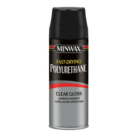 Minwax Fast-Drying Polyurethane Spray, Clear Gloss, 11.5