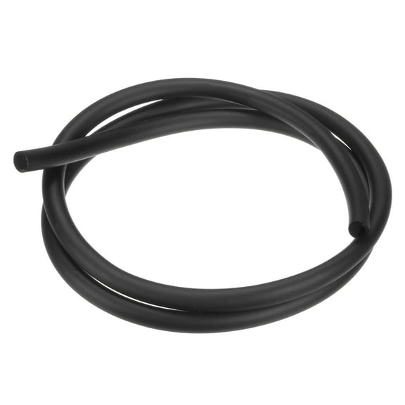 1 Meter Length Natural Latex Rubber Tubing, 6x9mm(IDxOD) Rubber Tube Hose, Black