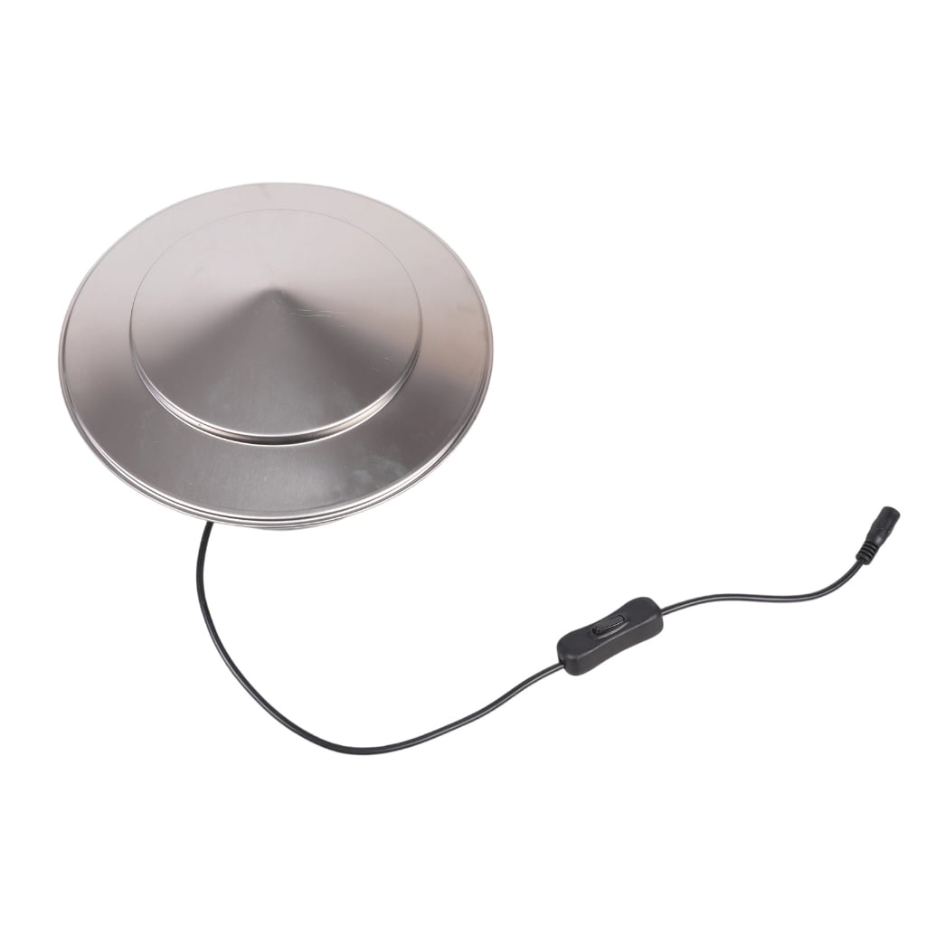 CEORPER 160mm 12V Stainless Steel Ventilation Fan for Damp Areas Includes Switches Bathroom Kitchen Basement Efficient Odor Control