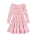 thumbnail image 5 of DISNIMO Pink Corgi Dress for Girls Paw Print Dress Teen Girl Long Sleeve Dress Size 15-16 Girls Midi Dress Long Sleeve Swing Dress Girls Above Knee Dress for Girls Long Sleeve Casual Dress Kids, 5 of 6