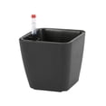 thumbnail image 3 of S SERENABLE Plastic Self Watering Plant Pot with Water Level Indicator for Orchids Cacti Black, 3 of 9