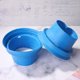 thumbnail image 4 of 2 Uds 6 5 Pulgadas Impermeables para Altavoces Coche Espaciador Silicona Suave () Azul, 4 of 8