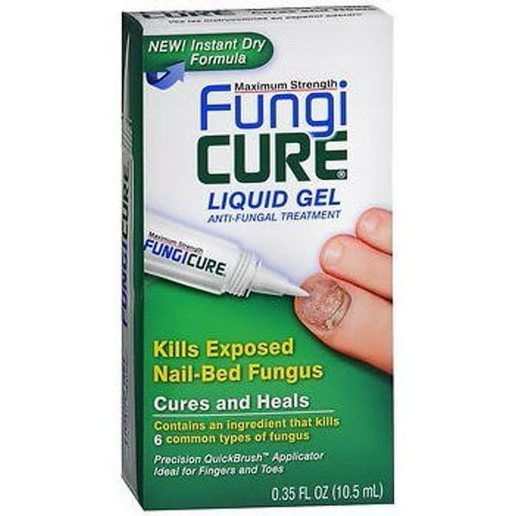 Fungicure Liquid Gel Anti-Fungal Treatment Cures & Heals 0.35 oz, 2 Pack