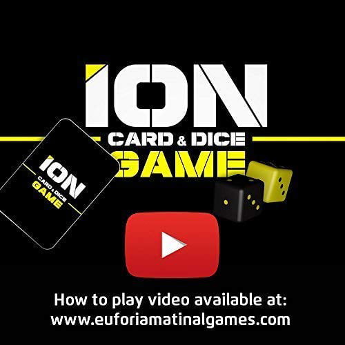 Ion Card & Dice Game  2 to 10 players Card game for kids children teens adults