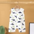 thumbnail image 2 of TOWED22 Newborn Baby Girl Clothes Infant Cute Print Romper Summer Outfit for Girls Ruffle Sleeve Bodysuit Jumpsuit Green,12-18 M, 2 of 4