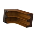 thumbnail image 3 of simhoa Corner Shelf 2 Tier Organization Elegant Space Saving Multipurpose Display Stand Walnut color, 3 of 8
