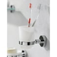thumbnail image 2 of Kosmos Glass Cup Holder Chrome, 2 of 2