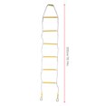 thumbnail image 3 of Nylon Climbing Rope Ladder,  Ladders 2m/6.6ft Portable  for Emergency for Aerial Work for Underground Rescue 2m, 3 of 8