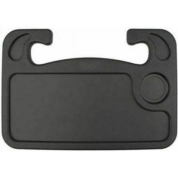 HLONK Steering Wheel Tray Back Seat Headrest Tray for Eating Food Drink and Writing Laptop Work, Black Car Desk