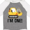 thumbnail image 4 of Inktastic 1st Birthday Construction Truck Boy Boys Long Sleeve Baby Bodysuit, 4 of 5