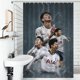 thumbnail image 4 of Son Heung-min Cortina de Ducha para Baño Decoración del Hogar, Cortinas de Baño Impermeables Duraderas, Cortina de Baño, Decoración de Baño para Adultos Niñas Niños, Regalos para Casa 119cmX180cm, 4 of 6