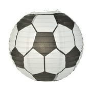 Angle View: Quasimoon Soccer Ball / Futbol Paper Lantern Hanging Decoration by PaperLanternStore