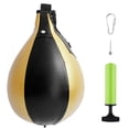 thumbnail image 1 of Boxing Speed Ball PU Leather MMA Muay Thai Training Striking Bag Kit Boxing Punch Ball with Inflator Pump, 1 of 6