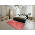 thumbnail image 4 of Ahgly Company Indoor Rectangle Patterned Love Red Area Rugs, 8' x 12', 4 of 6