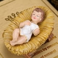 thumbnail image 7 of Jiibva Jesus Baby Figure Mini Manger Nativity Figurine Baptism Party Favors Christmas Favors Figurine Party Artwork Statue, 7 of 7