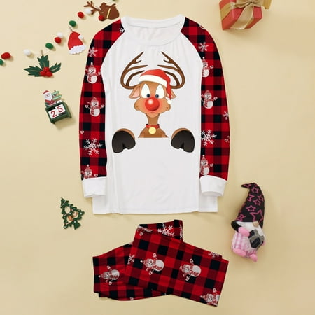 

Christmas Mom Pajamas For Family Matching Christmas Family Pjs Sets Print Pjs Plaid Holiday Sleepwear Plaid Print Sleepwear