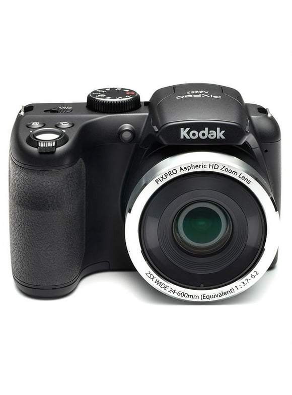 KODAK PIXPRO AZ252 Bridge Digital Camera with - 16 MP - 25X Optical Zoom - HD 720p Video (Black)