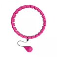 thumbnail image 1 of 2x360 grados deportes ajustable 24 nudos desmontables masaje yoga fitness rosa Sunnimix Aro ponderado inteligente, 1 of 8