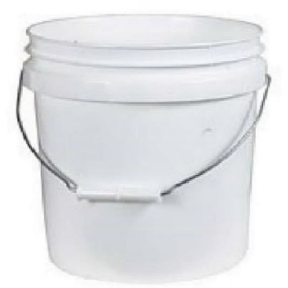 LEAKTITE Seau en Plastique Blanc 2 Gallons 2 Gallons