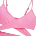 thumbnail image 4 of Girls Bikini Set 8-14, Tween Two Piece Swimsuit Modest, Push Up Crop Top Bathing Suit for Hot Spring, Pool, Vacation, 4 of 5