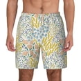 thumbnail image 2 of Goofa Boho Printed Men's Swim Trunks Board Shorts Quick Dry Mens Swimming Trunks with Compression Liner,Breathable Fit Hawaii Beach Shorts-Large, 2 of 9