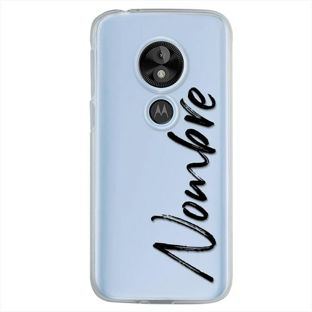 czcpp-INSTACASE Funda Compatible con Moto E5 Play Personalizada con tu Nombre, Protector Compatible con Moto E5 Play Uso Rudo, Case Compatible con Moto Personalizado Antigolpes TPU